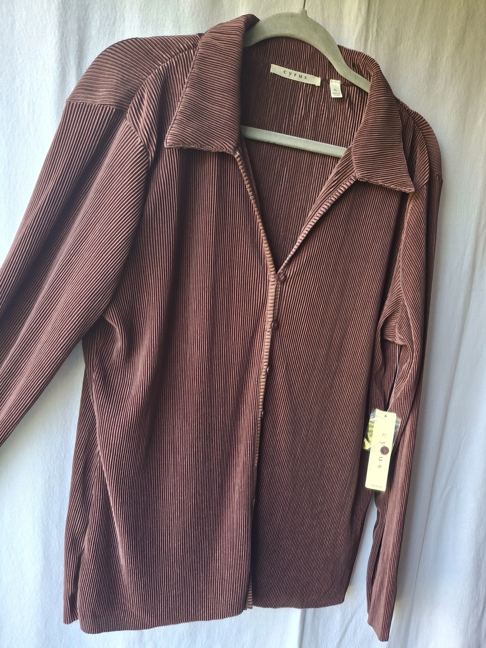 Cyprus Ribbed Long-Sleeve Shirt - Walnut Brown